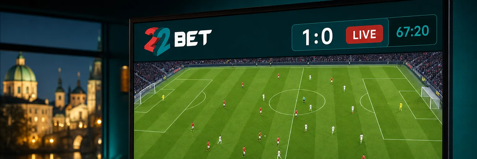 Live sázky 22Bet se streamem, herním časem a měnícími se kurzy